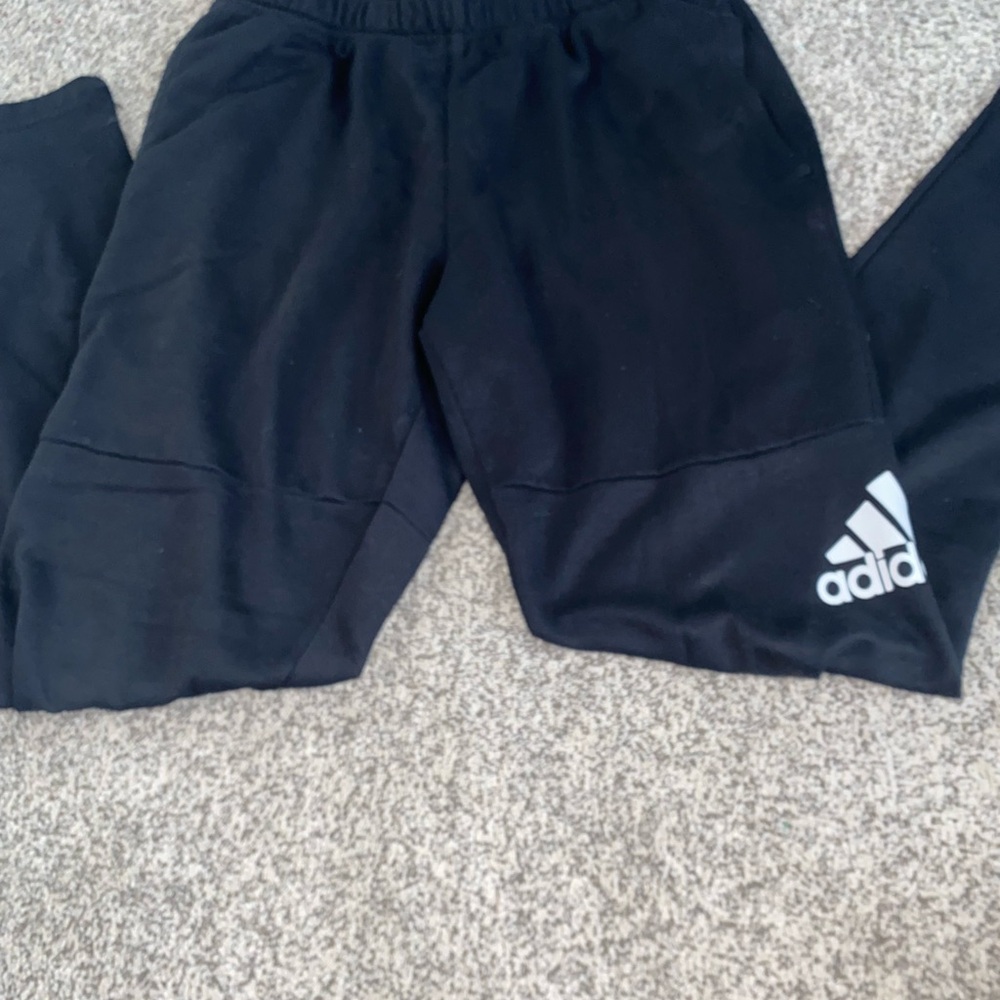 Adidas Black Sweatpants with Logo